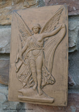 Load image into Gallery viewer, Roman Greek Victory Peonion Olympia Fragment Sculptural wall relief plaque www.Neo-Mfg.com 10" home decor d7