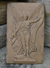 Load image into Gallery viewer, Roman Greek Victory Peonion Olympia Fragment Sculptural wall relief plaque www.Neo-Mfg.com 10" home decor d7