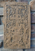 Load image into Gallery viewer, History Aztec Mayan sarcophagus of king K’inich Janaab’ Pakal wall plaque art 18" www.Neo-Mfg.com