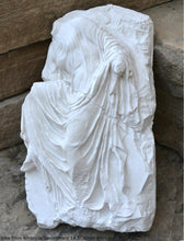 Load image into Gallery viewer, Roman Greek Nike from Acropolis Samothrace Wall High Relief Winged Victory Sculpture Statue 14.5" Tall www.Neo-Mfg.com home decor