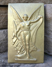 Load image into Gallery viewer, Roman Greek Victory Peonion Olympia Fragment Sculptural wall relief plaque www.Neo-Mfg.com 10" home decor d7