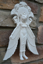 Load image into Gallery viewer, Egyptian Sekhmet winged Sculptural Wall frieze plaque relief www.Neo-Mfg.com 11"