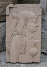 Load image into Gallery viewer, History Egyptian Queen Sculptural wall relief plaque www.Neo-Mfg.com 7.25" b30