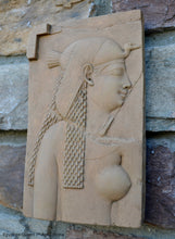 Load image into Gallery viewer, History Egyptian Queen Sculptural wall relief plaque www.Neo-Mfg.com 7.25" b30