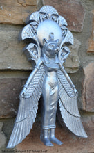 Load image into Gallery viewer, Egyptian Sekhmet winged Sculptural Wall frieze plaque relief www.Neo-Mfg.com 11"