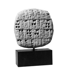 Load image into Gallery viewer, Clay Cuneiform Tablet Archive royal gardeners Archaic Period of Sumer, 2900-2340 BC museum replica Sculpture 4" www.Neo-Mfg.com