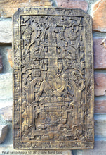 Load image into Gallery viewer, History Aztec Mayan sarcophagus of king K’inich Janaab’ Pakal wall plaque art 18" www.Neo-Mfg.com