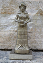 Load image into Gallery viewer, Assyrian Sumerian Goddess Inanna Ishtar Mari Lady Of Wel Spring Sculpture Statue 7" Tall www.Neo-Mfg.com Goddess with Vase La déesse au vase