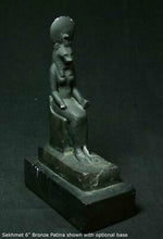 Load image into Gallery viewer, History Egyptian Goddess Sekhmet seated Sculpture Statue 6" www.Neo-Mfg.com Museum Replica