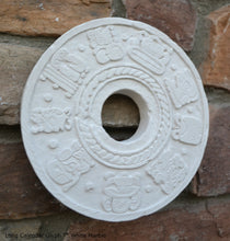 Load image into Gallery viewer, History Aztec Maya Long Count calendar Glyph Artifact Carved Stone Sculpture Statue 7" Tall www.Neo-Mfg.com b12