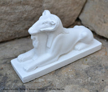 Load image into Gallery viewer, Egyptian Sphinx Ram-Headed Temple Amun Karnak Carving sculpture statue 5" www.Neo-Mfg.com