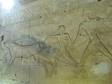 Load image into Gallery viewer, History Egyptian Ramses Seti Abydos with bull Plaque Artifact Sculpture 10.5" www.Neo-Mfg.com home decor e22