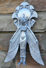 Load image into Gallery viewer, Egyptian Sekhmet winged Sculptural Wall frieze plaque relief www.Neo-Mfg.com 11"