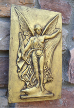 Load image into Gallery viewer, Roman Greek Victory Peonion Olympia Fragment Sculptural wall relief plaque www.Neo-Mfg.com 10" home decor d7
