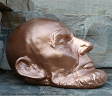Load image into Gallery viewer, History Abraham abe lincoln mill bust life mask full size 1865 www.neo-mfg.com