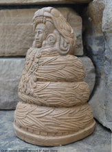 Load image into Gallery viewer, Aztec Mayan Quetzalcoatl winged serpent statue sculpture Artifact Carved Sculpture Statue 8" www.Neo-Mfg.com Museum reproduction