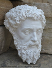 Load image into Gallery viewer, Marcus Aurelius Antoninus Augustus Bust wall relief 9" Museum Quality www.Neo-Mfg.com