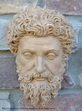Load image into Gallery viewer, Marcus Aurelius Antoninus Augustus Bust wall relief 9" Museum Quality www.Neo-Mfg.com
