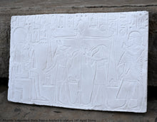 Load image into Gallery viewer, History Egyptian Afterlife Judgement Stela Plaque Artifact Sculpture 14" www.Neo-Mfg.com home decor L8