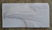 Load image into Gallery viewer, Animal Raven bird Sculptural wall relief nature carving tile plaque www.Neo-Mfg.com 17"
