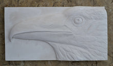 Load image into Gallery viewer, Animal Raven bird Sculptural wall relief nature carving tile plaque www.Neo-Mfg.com 17"