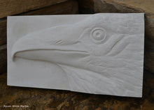 Load image into Gallery viewer, Animal Raven bird Sculptural wall relief nature carving tile plaque www.Neo-Mfg.com 17"