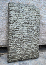 Load image into Gallery viewer, Sumerian Cuneiform tablet Medical Nippur Sculptural relief plaque www.Neo-Mfg.com 5.5" Museum reproduction