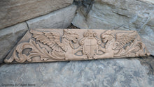 Load image into Gallery viewer, Griffin gryphons Winged lion wall Sculpture plaque 22" www.Neo-Mfg.com Home decor mystical