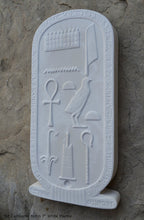 Load image into Gallery viewer, Egyptian King Tut Cartouche tomb Artifact Carved Sculpture Statue 7" ww.Neo-Mfg.com Home decor tutankhamun