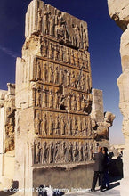 Load image into Gallery viewer, Assyrian Apadana Persepolis Shiraz Throne Hall Sotoun Palace Sculpture reproduction art 10" www.Neo-Mfg.com Museum Reproduction j1