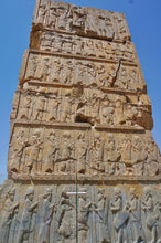 Load image into Gallery viewer, Assyrian Apadana Persepolis Shiraz Throne Hall Sotoun Palace Sculpture reproduction art 10" www.Neo-Mfg.com Museum Reproduction j1