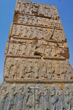 Load image into Gallery viewer, Assyrian Apadana Persepolis Shiraz Throne Hall Sotoun Palace Sculpture reproduction art 10" www.Neo-Mfg.com Museum Reproduction j1