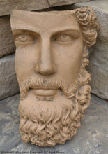 Load image into Gallery viewer, Roman Greek emperor Lucius Verus Fragment 3D Portrait Face Wall Plaque Sculpture 11" www.Neo-Mfg.com Museum reproduction Marcus Aurelius