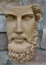 Load image into Gallery viewer, Roman Greek emperor Lucius Verus Fragment 3D Portrait Face Wall Plaque Sculpture 11" www.Neo-Mfg.com Museum reproduction Marcus Aurelius