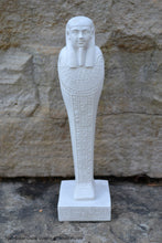 Load image into Gallery viewer, History Egyptian Ptah-Sokar-Osiris Ushabti statue hieroglyph Sculptural www.Neo-Mfg.com 8"