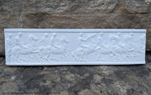 Load image into Gallery viewer, History Roman horsemen Stela Fragment Sculptural wall relief plaque www.Neo-Mfg.com 9" Henning design