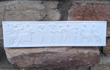 Load image into Gallery viewer, History Roman Parthenon Stela Fragment Sculptural wall relief plaque www.Neo-Mfg.com 9" Henning design