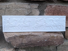 Load image into Gallery viewer, History Roman horsemen Stela Fragment Sculptural wall relief plaque www.Neo-Mfg.com 9" Henning design