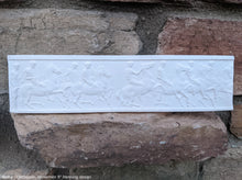 Load image into Gallery viewer, History Roman horsemen Stela Fragment Sculptural wall relief plaque www.Neo-Mfg.com 9" Henning design