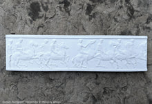 Load image into Gallery viewer, History Roman horsemen Stela Fragment Sculptural wall relief plaque www.Neo-Mfg.com 9" Henning design