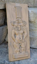 Load image into Gallery viewer, History Egyptian Bes god Sculptural wall relief www.Neo-Mfg.com 10.5" j10