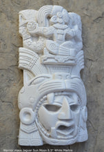 Load image into Gallery viewer, History Aztec Maya Artifact Warrior mask Jaguar Sun Moon Sculpture Statue 8.5" Tall www.Neo-Mfg.com