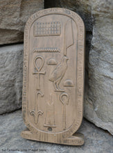Load image into Gallery viewer, Egyptian King Tut Cartouche tomb Artifact Carved Sculpture Statue 7" ww.Neo-Mfg.com Home decor tutankhamun