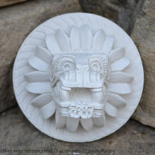 Load image into Gallery viewer, History Feathered Serpent Head of Quetzalcoaltl Aztec Maya Artifact Carved Sculpture Statue 5" www.Neo-Mfg.com