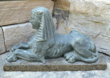 Load image into Gallery viewer, Egyptian French Sphinx Female statue fragment replica sculpture Artifact 13.75" www.Neo-Mfg.com