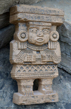 Load image into Gallery viewer, History Aztec Maya Chalchiuhtlicue Stele Totem Artifact Sculpture Statue 13" Tall www.Neo-Mfg.com a1