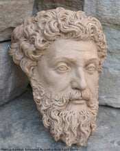 Load image into Gallery viewer, Marcus Aurelius Antoninus Augustus Bust wall relief 9" Museum Quality www.Neo-Mfg.com