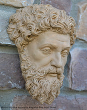 Load image into Gallery viewer, Marcus Aurelius Antoninus Augustus Bust wall relief 9" Museum Quality www.Neo-Mfg.com