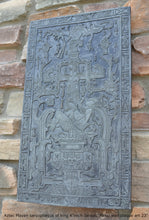 Load image into Gallery viewer, History Aztec Mayan sarcophagus of king K’inich Janaab’ Pakal wall plaque art 23" www.Neo-Mfg.com Grand Size