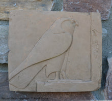 Load image into Gallery viewer, History Egyptian Falcon Stela Fragment Sculptural wall relief plaque www.Neo-Mfg.com 7" museum reproduction b20
